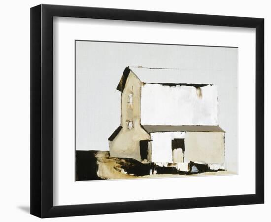 White Barn-Sandra Pratt-Framed Giclee Print