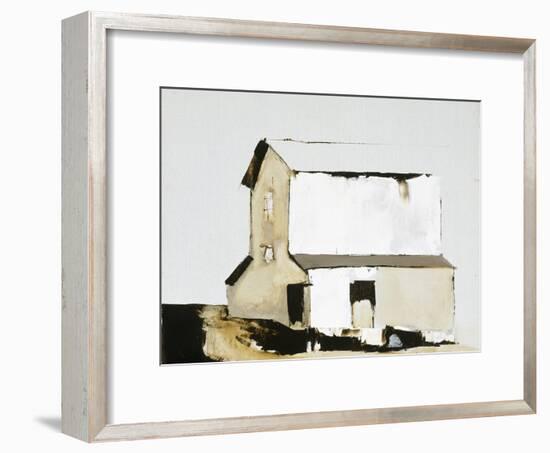 White Barn-Sandra Pratt-Framed Premium Giclee Print