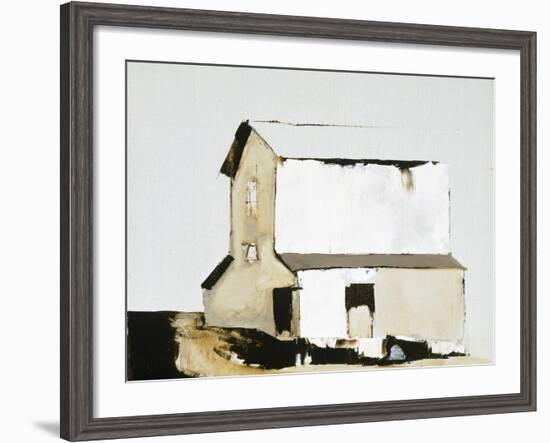 White Barn-Sandra Pratt-Framed Premium Giclee Print