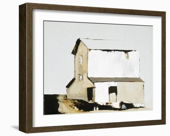 White Barn-Sandra Pratt-Framed Giclee Print