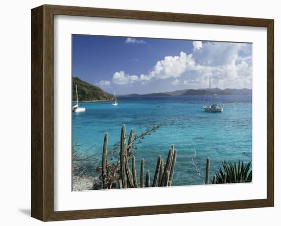 White Bay, Jost Van Dyke Island, British Virgin Islands, West Indies, Central America-Ken Gillham-Framed Photographic Print