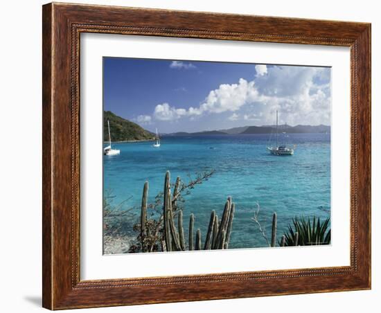 White Bay, Jost Van Dyke Island, British Virgin Islands, West Indies, Central America-Ken Gillham-Framed Photographic Print