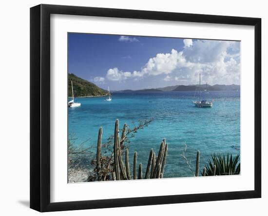 White Bay, Jost Van Dyke Island, British Virgin Islands, West Indies, Central America-Ken Gillham-Framed Photographic Print