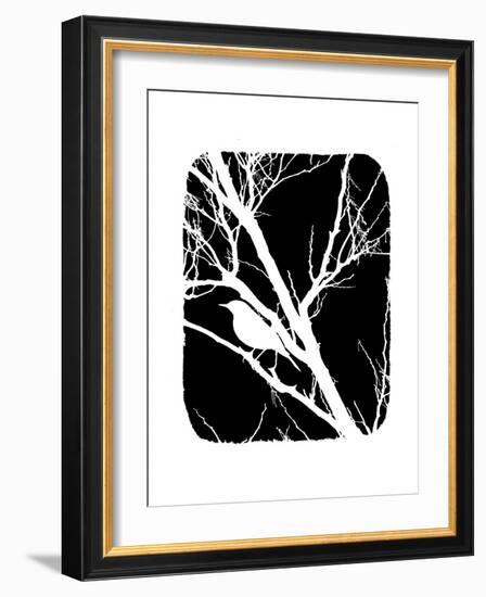 White Bird-Ricki Mountain-Framed Art Print