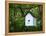 White Birdhouse-Anna Miller-Framed Premier Image Canvas