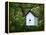 White Birdhouse-Anna Miller-Framed Premier Image Canvas