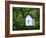 White Birdhouse-Anna Miller-Framed Photographic Print