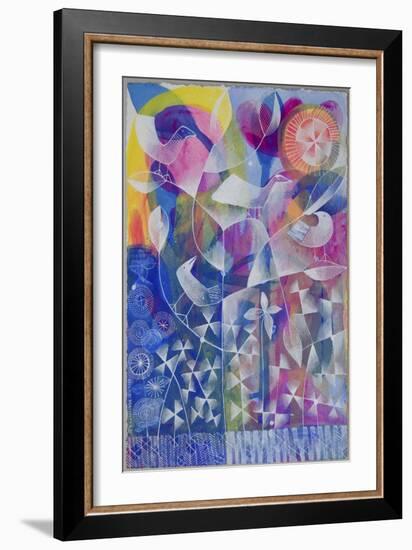 White Birds-Hilke Macintyre-Framed Giclee Print