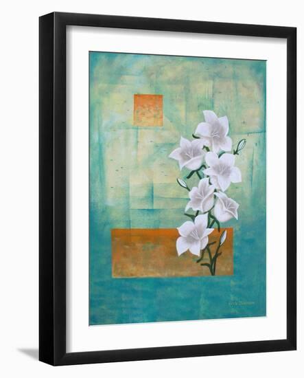 White Blooms I-Herb Dickinson-Framed Photographic Print