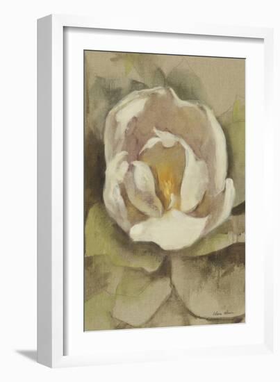 White Blossom Crop-Cheri Blum-Framed Art Print