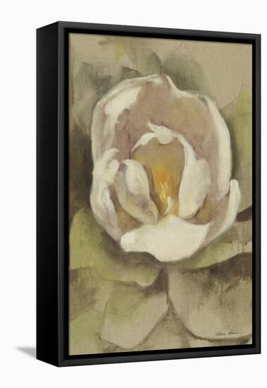 White Blossom Crop-Cheri Blum-Framed Stretched Canvas