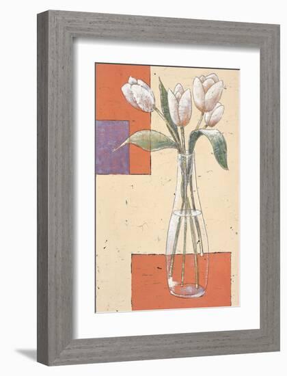 White Blossom I-Bjoern Baar-Framed Art Print