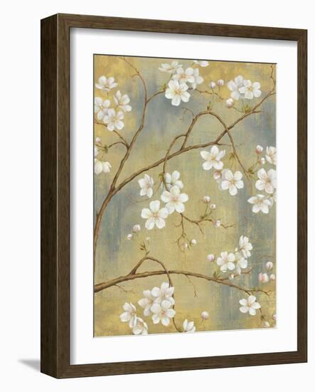White Blossom II-Daphné B.-Framed Giclee Print