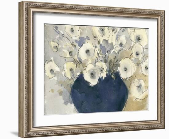 White Blossom Study II-null-Framed Art Print