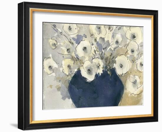 White Blossom Study II-null-Framed Art Print