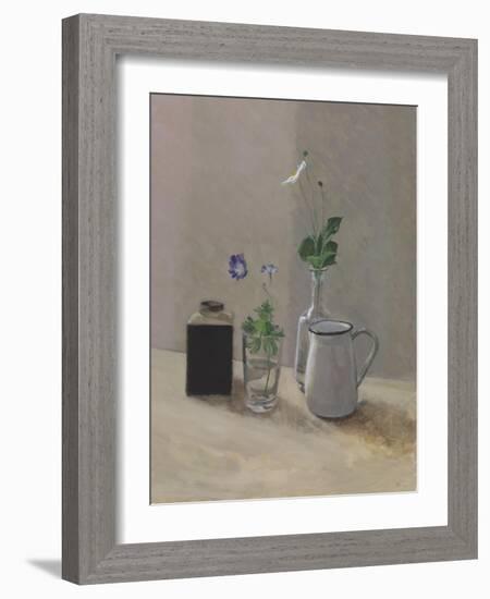 White & Blue, 2014-William Packer-Framed Giclee Print