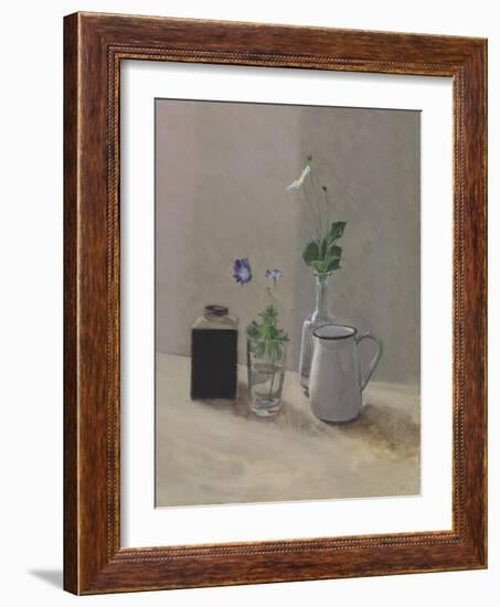 White & Blue, 2014-William Packer-Framed Giclee Print