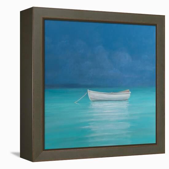 White Boat, Kilifi 2012-Lincoln Seligman-Framed Premier Image Canvas