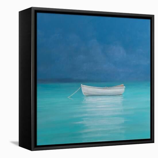 White Boat, Kilifi 2012-Lincoln Seligman-Framed Premier Image Canvas