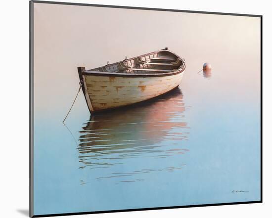 White Boat Reflection-Zhen-Huan Lu-Mounted Art Print