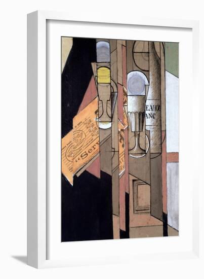 White Bordeaux, 1913-Juan Gris-Framed Giclee Print