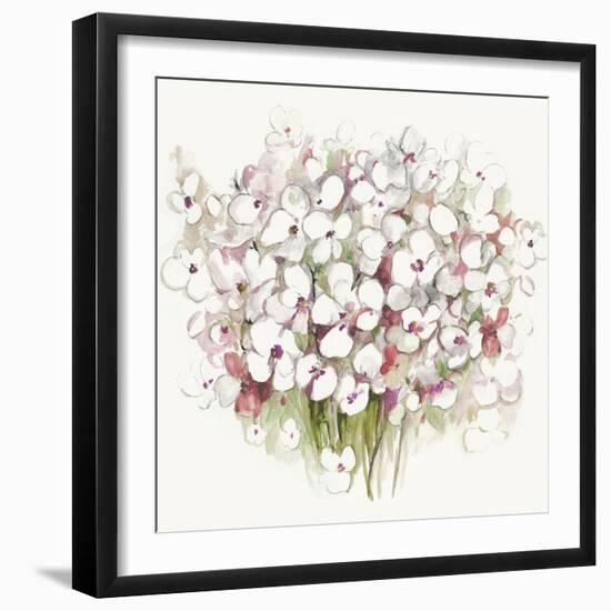 White Bouquet-Allison Pearce-Framed Art Print