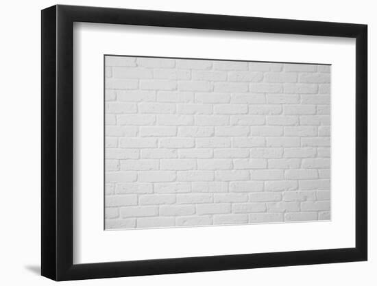 White Brick Wall-Rangizzz-Framed Photographic Print