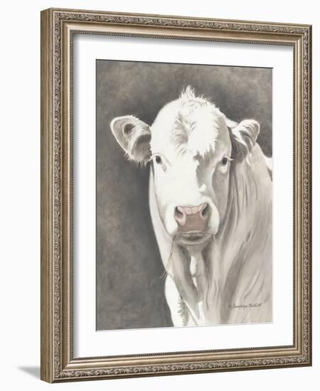 White Bull-Gwendolyn Babbitt-Framed Art Print