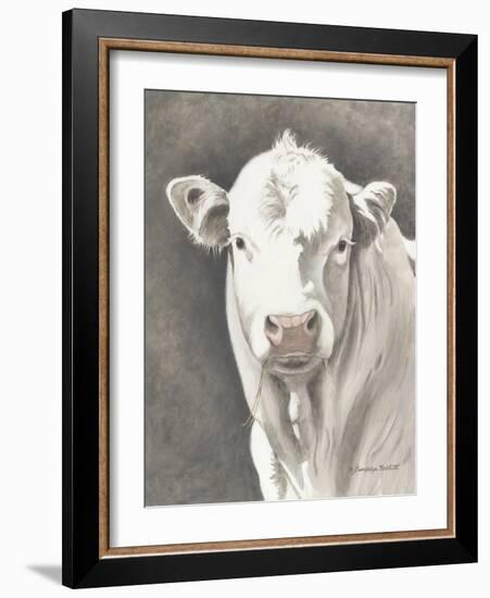 White Bull-Gwendolyn Babbitt-Framed Art Print