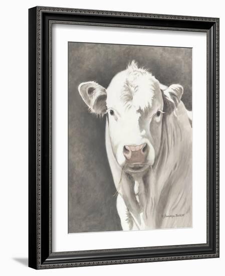 White Bull-Gwendolyn Babbitt-Framed Art Print