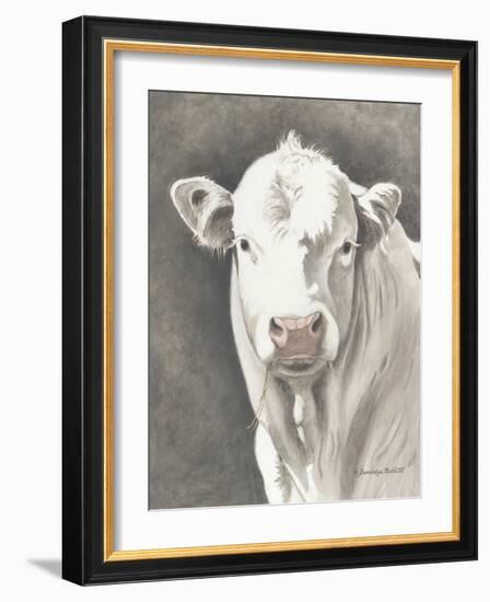 White Bull-Gwendolyn Babbitt-Framed Art Print