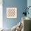 White Burlap Dots-Joanne Paynter Design-Framed Giclee Print displayed on a wall