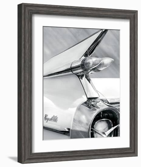 White Cadillac-Richard James-Framed Art Print