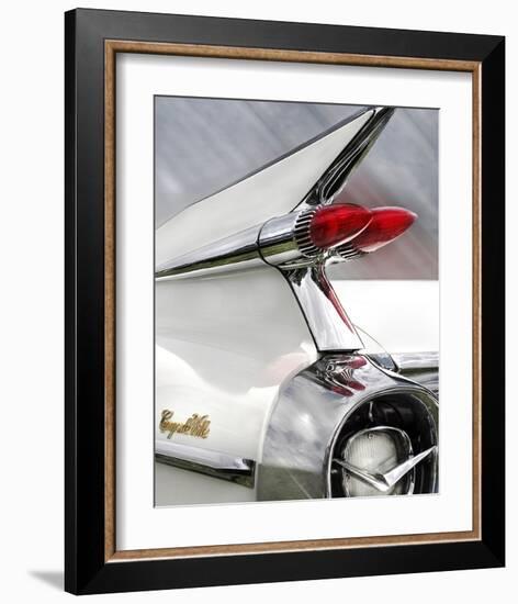 White Cadillac-Richard James-Framed Art Print