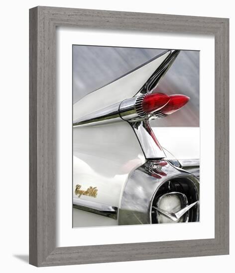 White Cadillac-Richard James-Framed Art Print