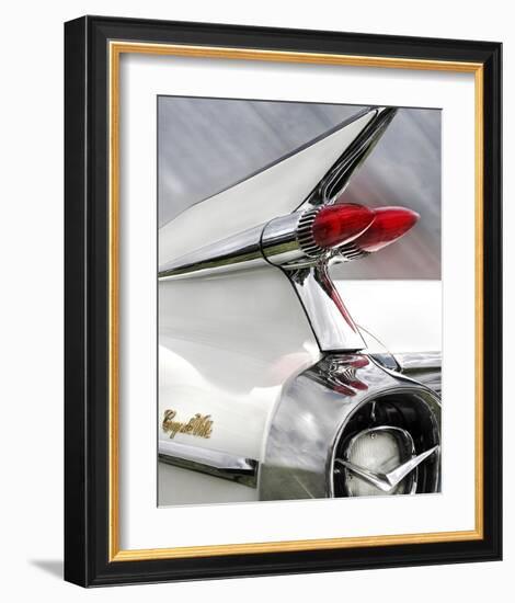 White Cadillac-Richard James-Framed Art Print