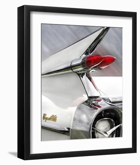 White Cadillac-Richard James-Framed Art Print