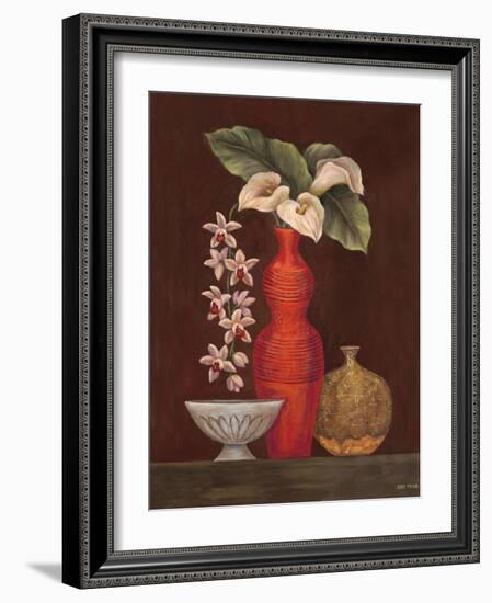 White Calla Lilies-Eva Misa-Framed Art Print