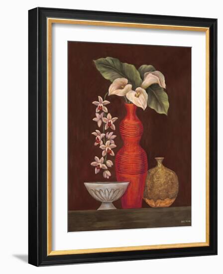 White Calla Lilies-Eva Misa-Framed Art Print