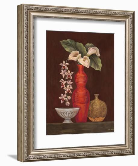 White Calla Lilies-Eva Misa-Framed Art Print