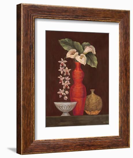 White Calla Lilies-Eva Misa-Framed Art Print