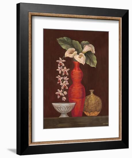 White Calla Lilies-Eva Misa-Framed Art Print