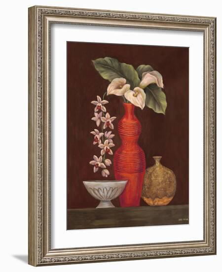 White Calla Lilies-Eva Misa-Framed Premium Giclee Print