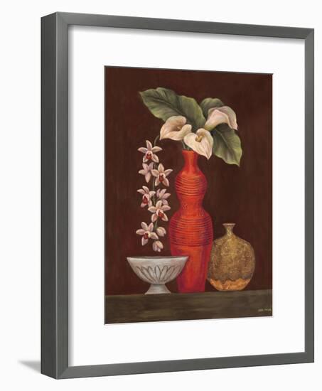 White Calla Lilies-Eva Misa-Framed Premium Giclee Print