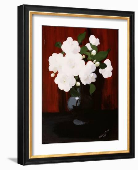 White Camelias-James Stuart Park-Framed Giclee Print