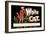 White Cat Brand Cigars-null-Framed Art Print