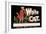 White Cat Brand Cigars-null-Framed Art Print