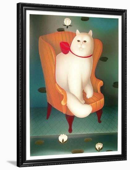 White Cat-Igor Galanin-Framed Limited Edition