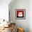 White Cat-Kourosh-Framed Photographic Print displayed on a wall