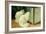 White Cats Watching Goldfish-Arthur Heyer-Framed Giclee Print